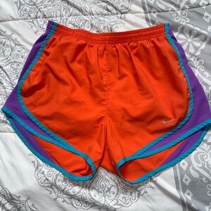 Orange and Purple Athletic Shorts